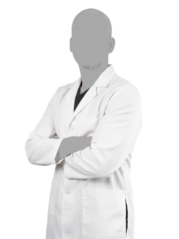 Doctor_placeholder_optimized Professional headshot of Dr. Akash Mehta posed with arms crossed against a black background, wearing a white blazer and black shirt. This formal studio portrait is suitable for medical practice marketing and professional representation.