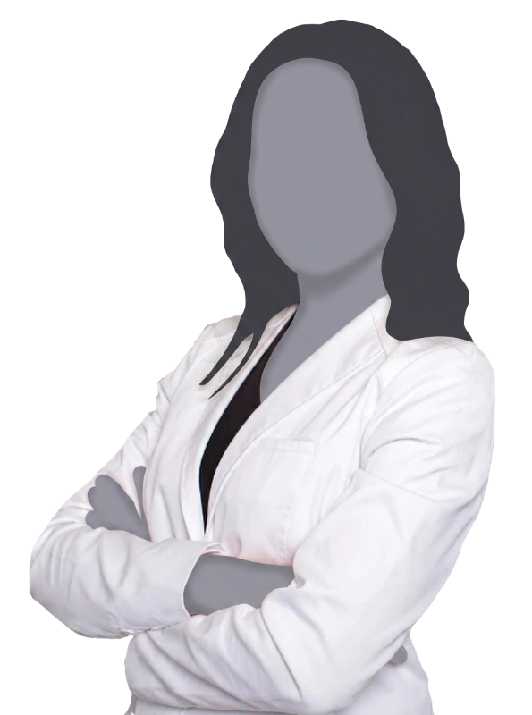 female_placeholder_cutout Professional headshot of Dr. Akash Mehta posed with arms crossed against a black background, wearing a white blazer and black shirt. This formal studio portrait is suitable for medical practice marketing and professional representation.